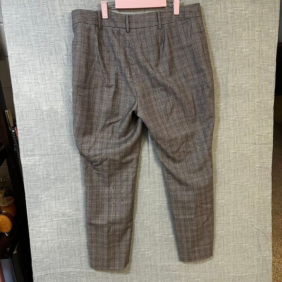 Brooks Brothers Caroline Fit Glen Plaid Check Dress Pants Work Trousers Size 16 - Picture 8 of 10